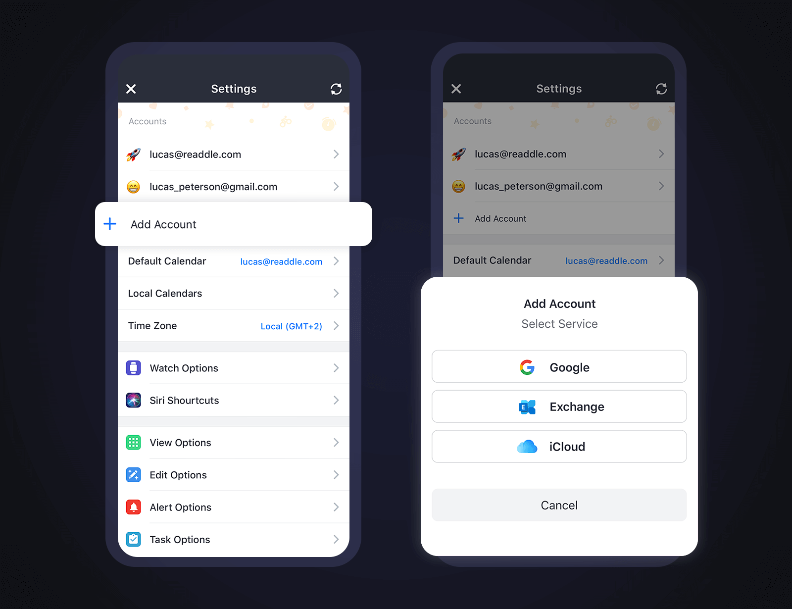 01 add calendar to iPhone